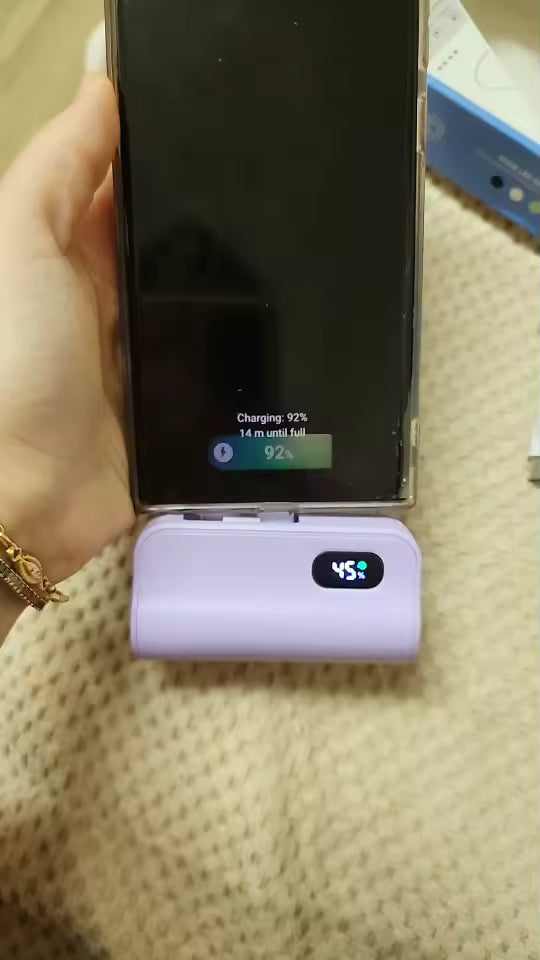 Mini Capsule 50,000mAh Portable Power Bank Fast Charging • High Capacity • Compact Design