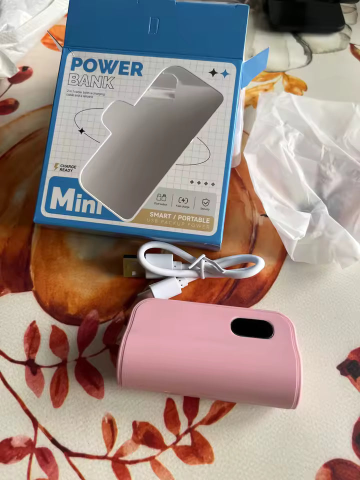 Mini Capsule 50,000mAh Portable Power Bank Fast Charging • High Capacity • Compact Design