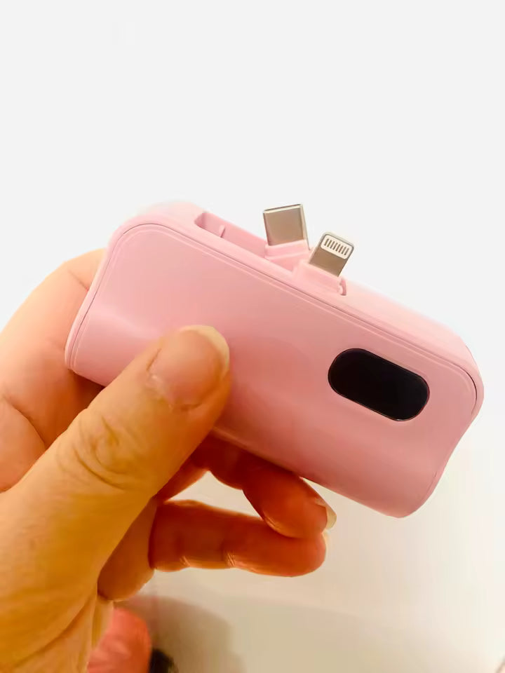 Mini Capsule 50,000mAh Portable Power Bank Fast Charging • High Capacity • Compact Design