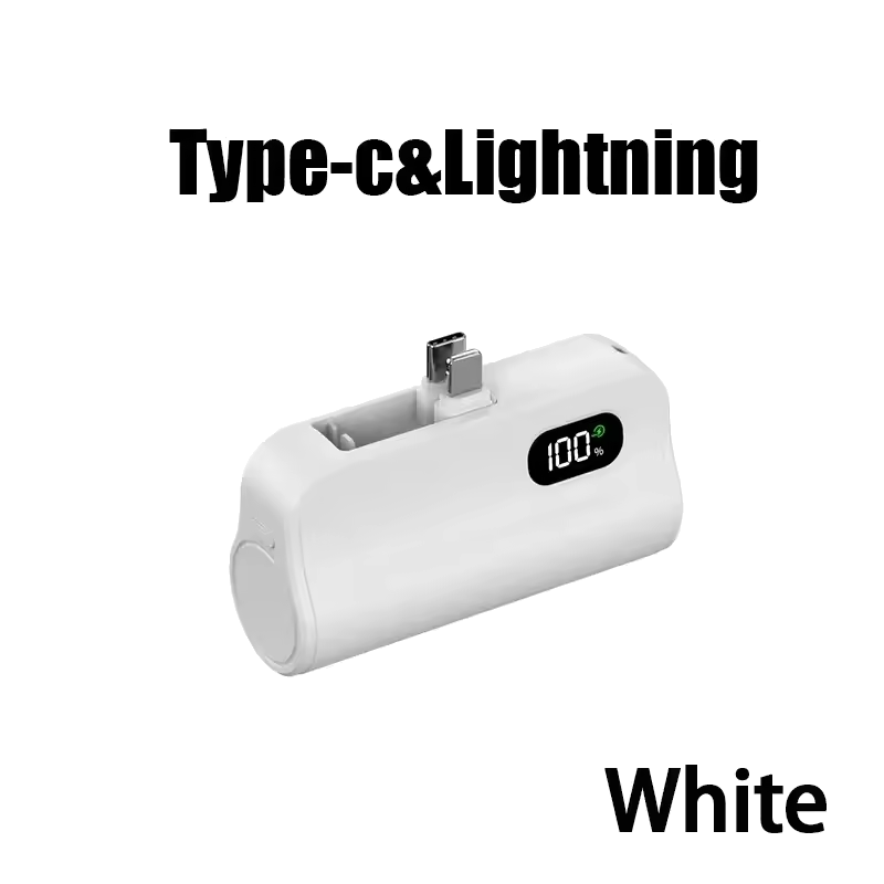 Mini Capsule 50,000mAh Portable Power Bank Fast Charging • High Capacity • Compact Design